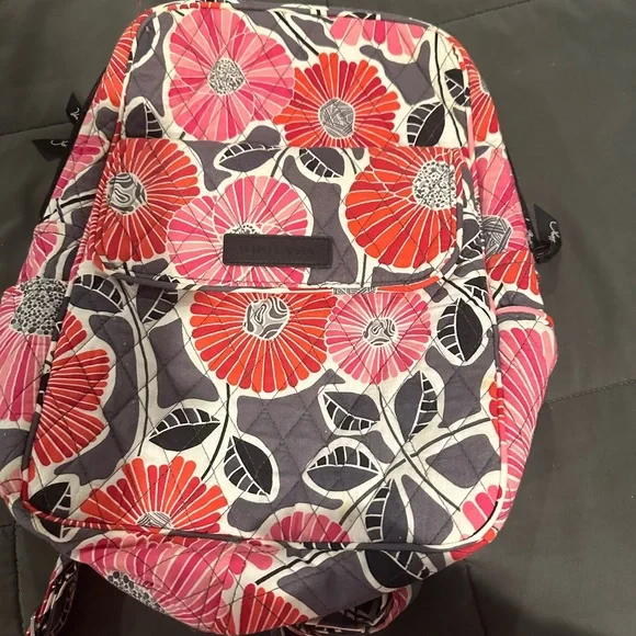 Vera Bradley | Bags | Vera Bradley Red And Pink Backpack 